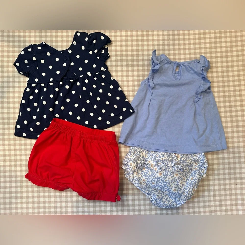 Child of Mine Navy and Light Blue Diaper Cover Set